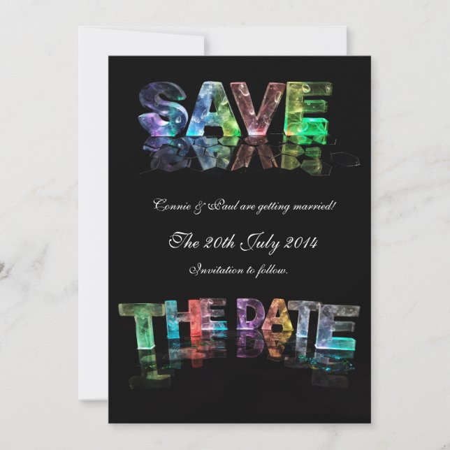 Save The Date Karte (Vorderseite)