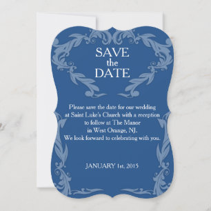SAVE THE DATE KARTE - DATUM, NACHRICHT, FARBE