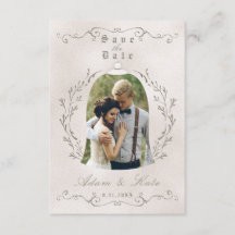 SAVE THE DATE KARTE | Elegante Rose der Schönheit