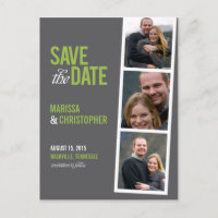 Save the Date-Karte für den Foto-Stand