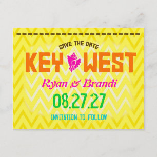 Save The Date KEY WEST Enregistrer la date Linen