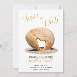 Save The Date La Coquille de Cœur d'Amour, Mariage, Sauvegarder 