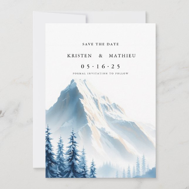 Save The Date La forêt (Devant)