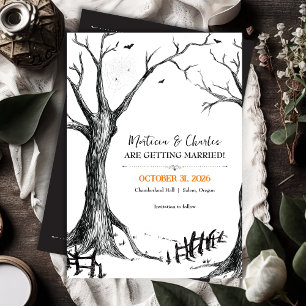 Save The Date La veille de la Toussaint Mariage de l'arbre d'Hal
