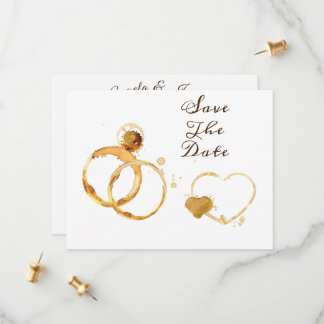 Save The Date L'Amour Est En Train De Brûler Enregistrer La Date