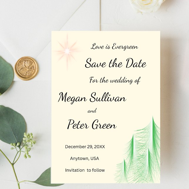 Save The Date L'amour est toujours vert (Créateur téléchargé)