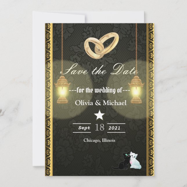 Save The Date Lampes (Devant)