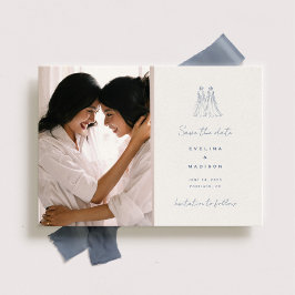 Save The Date Langley Mariage deux mariées