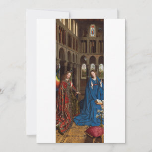 Save The Date L'Annonciation de Van Eyck Premium Lumière Cathédr
