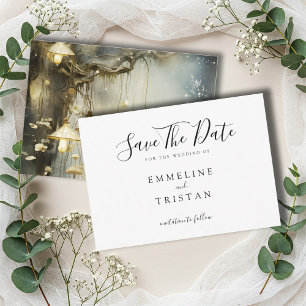 Save The Date Lanterne Suspendue Enchantée Mariage Économisez La
