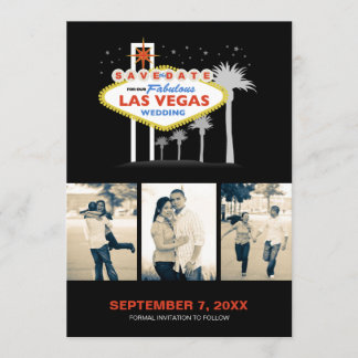 Save The Date Las Vegas Mariage Économisez la date