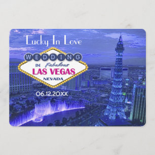 Save The Date Las Vegas Mariage - Enregistrer la date