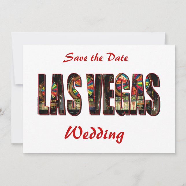 Save the Date Las Vegas Wedding (Vorderseite)