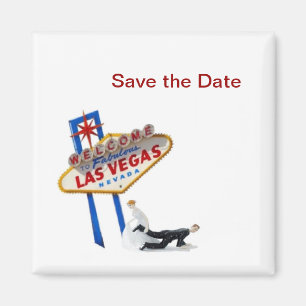 Save the Date Las- Vegasmagnet Magnet