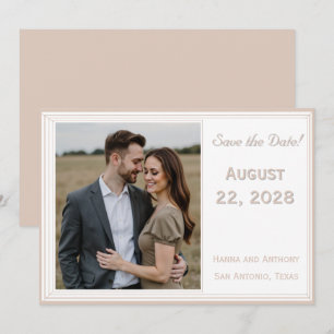 Save The Date Le Mariage Catholique Raffiné