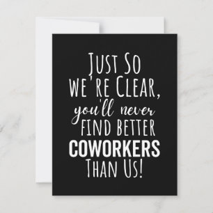 SAVE THE DATE LE MEILLEUR CADEAU POUR QUITTER LES COWORKERS
