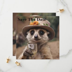 Save The Date Le Vin De Granny Meerkat,