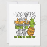 Les Masseurs Sont Comme Des Ananas.