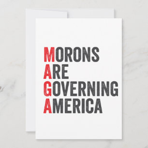 Save The Date Les morons dirigent l'Amérique 4 juillet