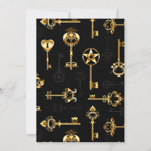 Save The Date Les Patters de Seamless avec Golden Keys