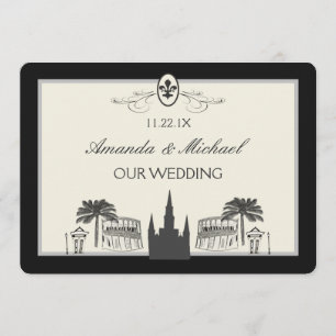 Save The Date Les scènes noires et blanches de la