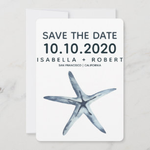 Save The Date L'étoile bleue Mariage Enregistrer la date