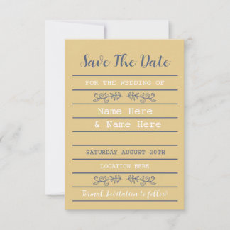 Save the Date Library Wedding Books lädt ein