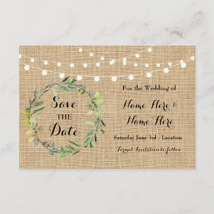 Save the Date Liebe-Wedding Party-Blumenkarten