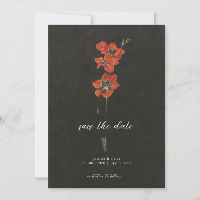 Save The Date Lily Dutch Master Peinture Appartement Enregistrer (Devant)