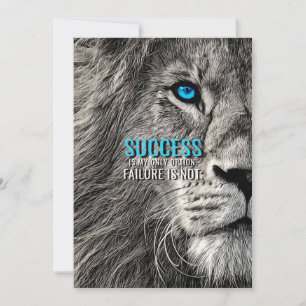 Save The Date Lion Lover Success est ma seule option