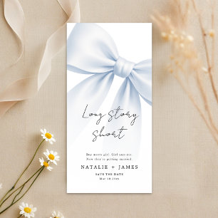 Save The Date Long Story Short   Marque-page à nœud élégant Mari
