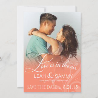 Save The Date Love Mist Photo Enregistrer la date | pêche