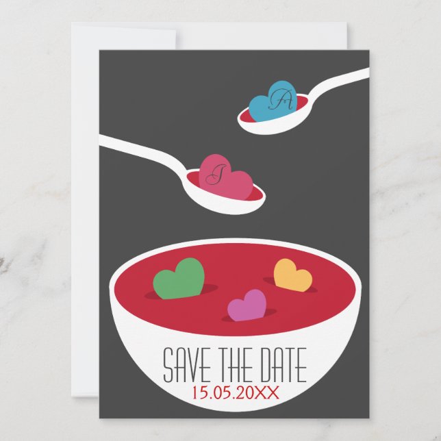 Save The Date Love Soup Enregistrer la date (Devant)