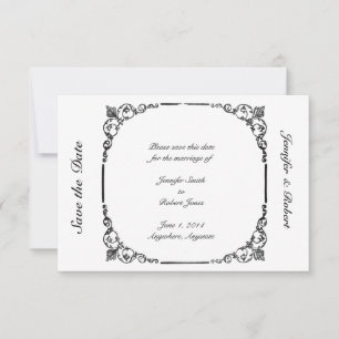 Save The Date Lustre vintage Enregistrer la date