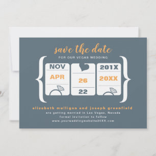 Save The Date Machine à sous Enregistrer la date - Mariage