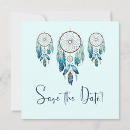Save The Date Magic Aquamarine Dreamcatcher Baby shower
