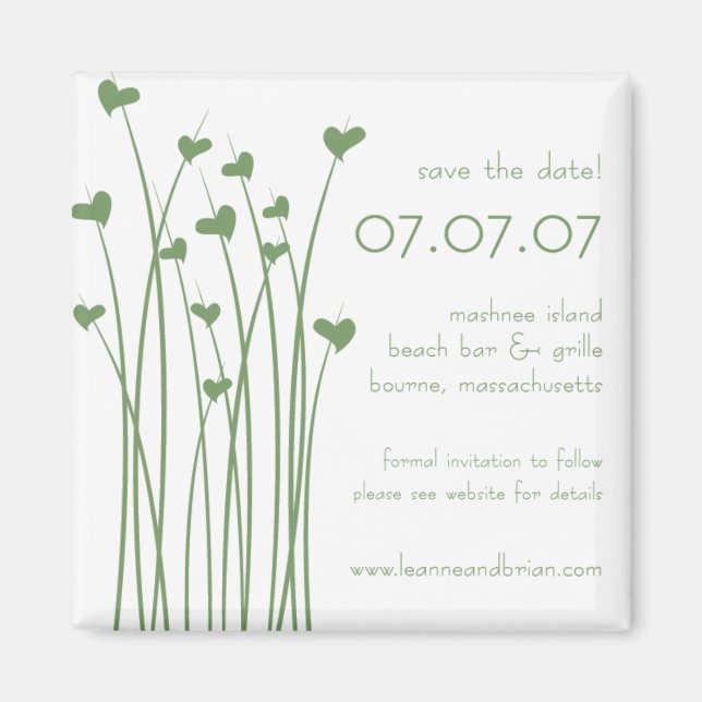 Save the Date Magnet (Vorne)