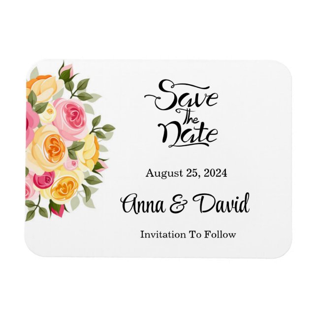 Save The Date Magnet (Horizontal)