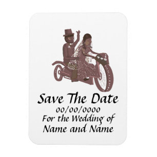 Save the Date Magnet Biker Hochzeiten