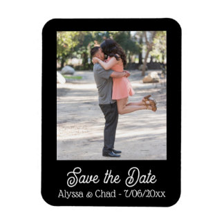 Save the date magnet personalized photo