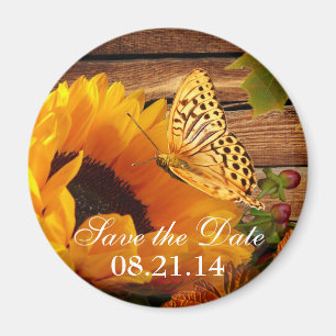 Save the Date Magnet-rustikale Magnet