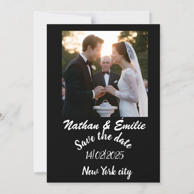 Save the Date Magneteinladung (Vorderseite)