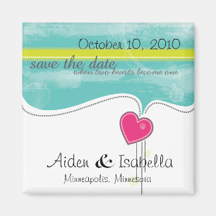 Save the Date Magneten Magnet
