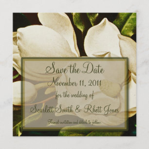 Save The Date Magnolias épousant des économies que la date
