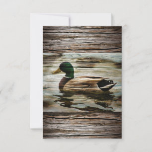 Save The Date Mallard Duck