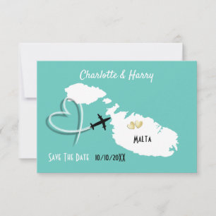 Save The Date Malte Destination Mariages À L'Étranger Enregistre