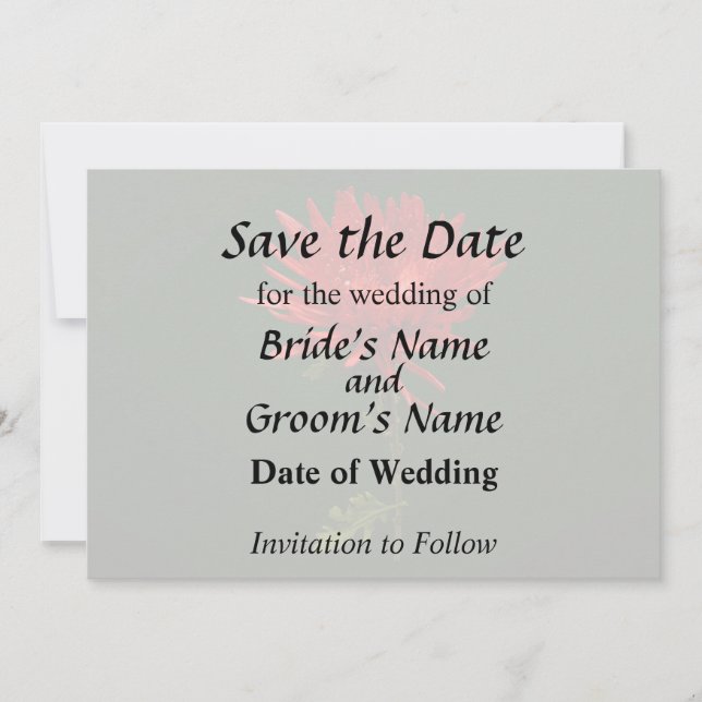 Save The Date Maman Araignée Rouge (Devant)