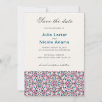 Mandala de mariage géométrique en treillis marocai