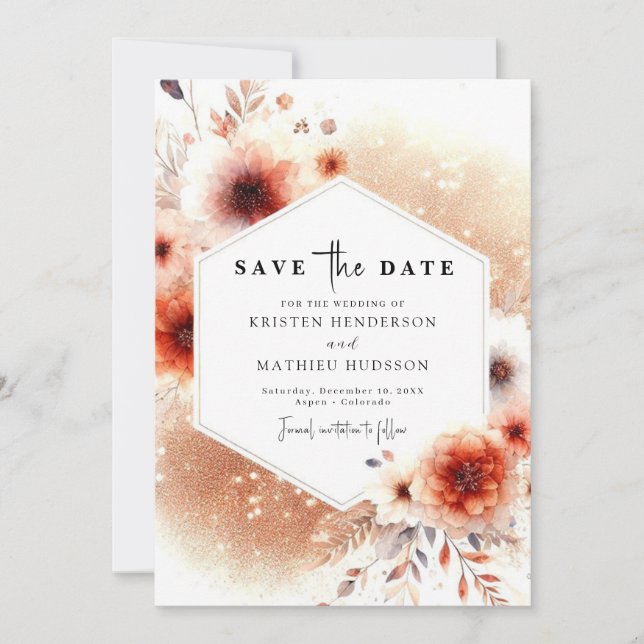Save The Date Mariage (Devant)