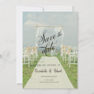 Save The Date Mariage à Arbor Beach, retenez la date